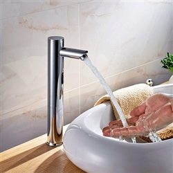 Sensor operated lavatory faucet